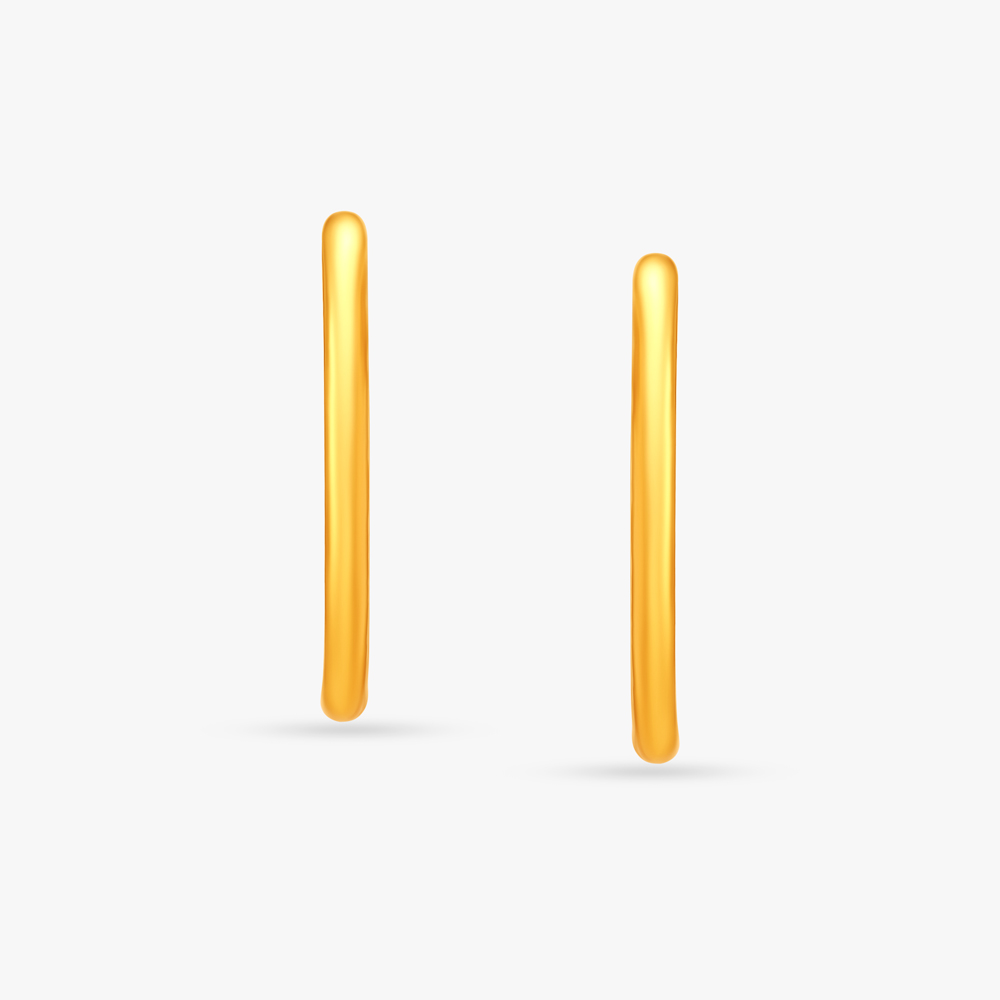 Minimal Twisted Hoop Earrings,,hi-res image number null