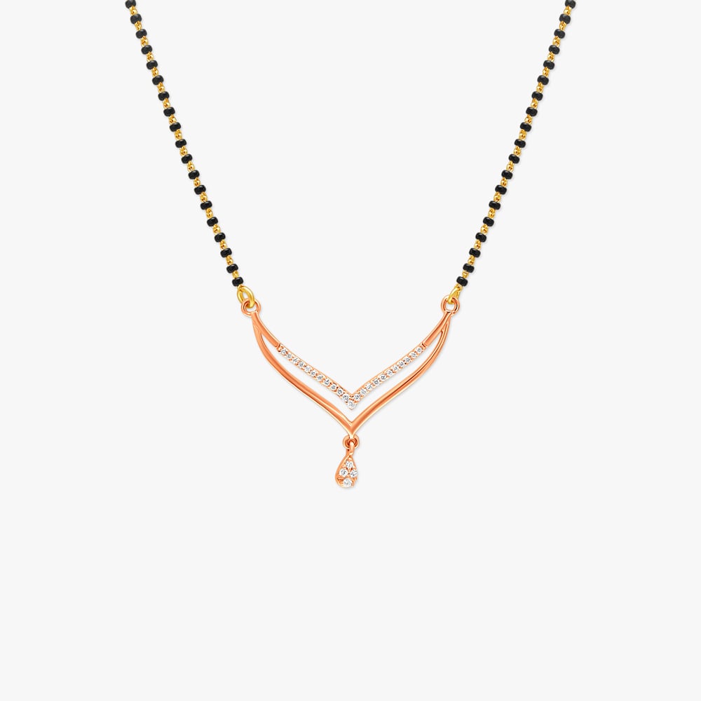 Elegant Teardrop Mangalsutra,,hi-res image number null