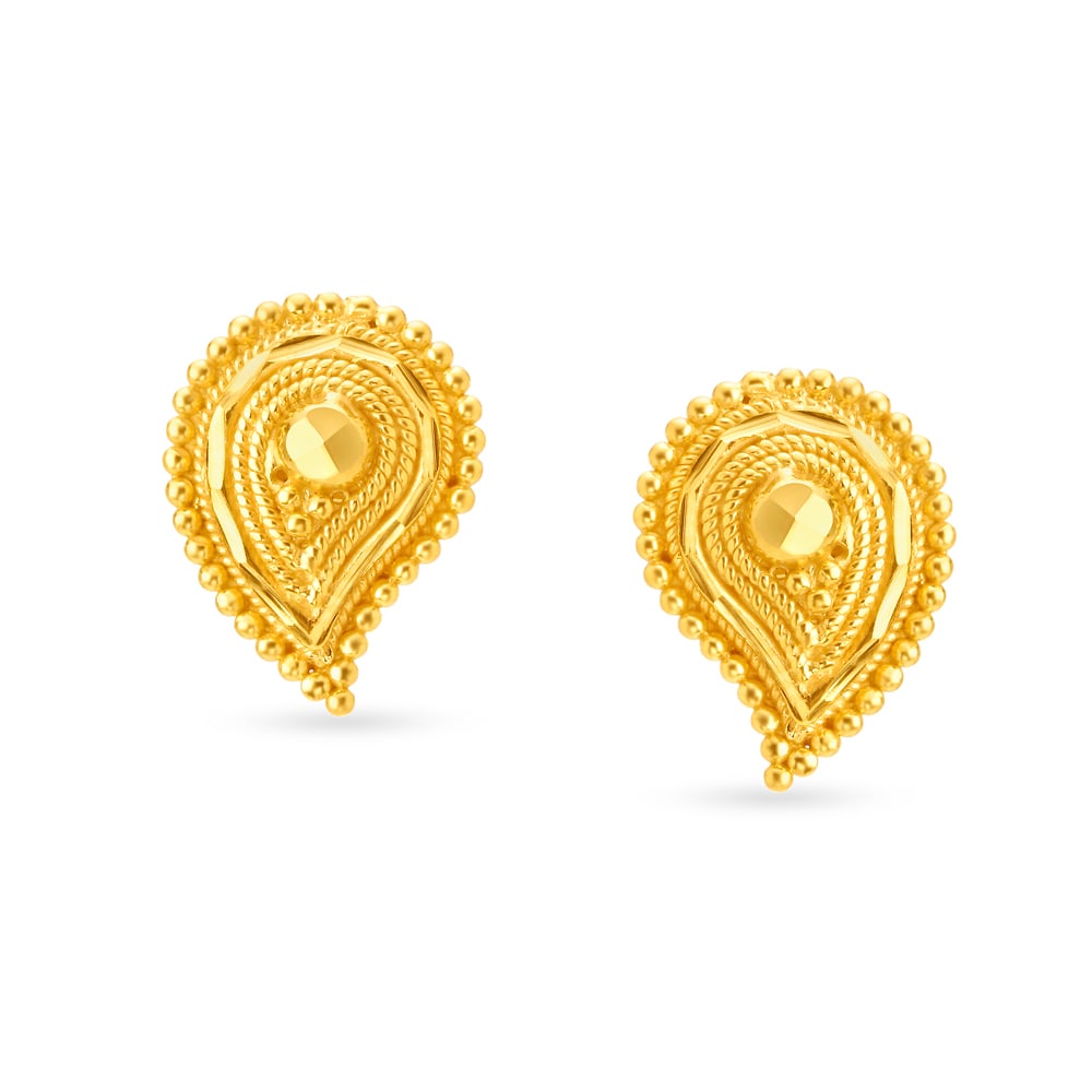 Pefilia Mango Jhumkas - Earring - Gold