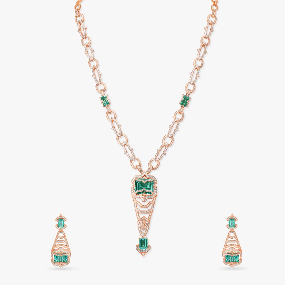 Song of the River Diamond Necklace Set,,hi-res image number null