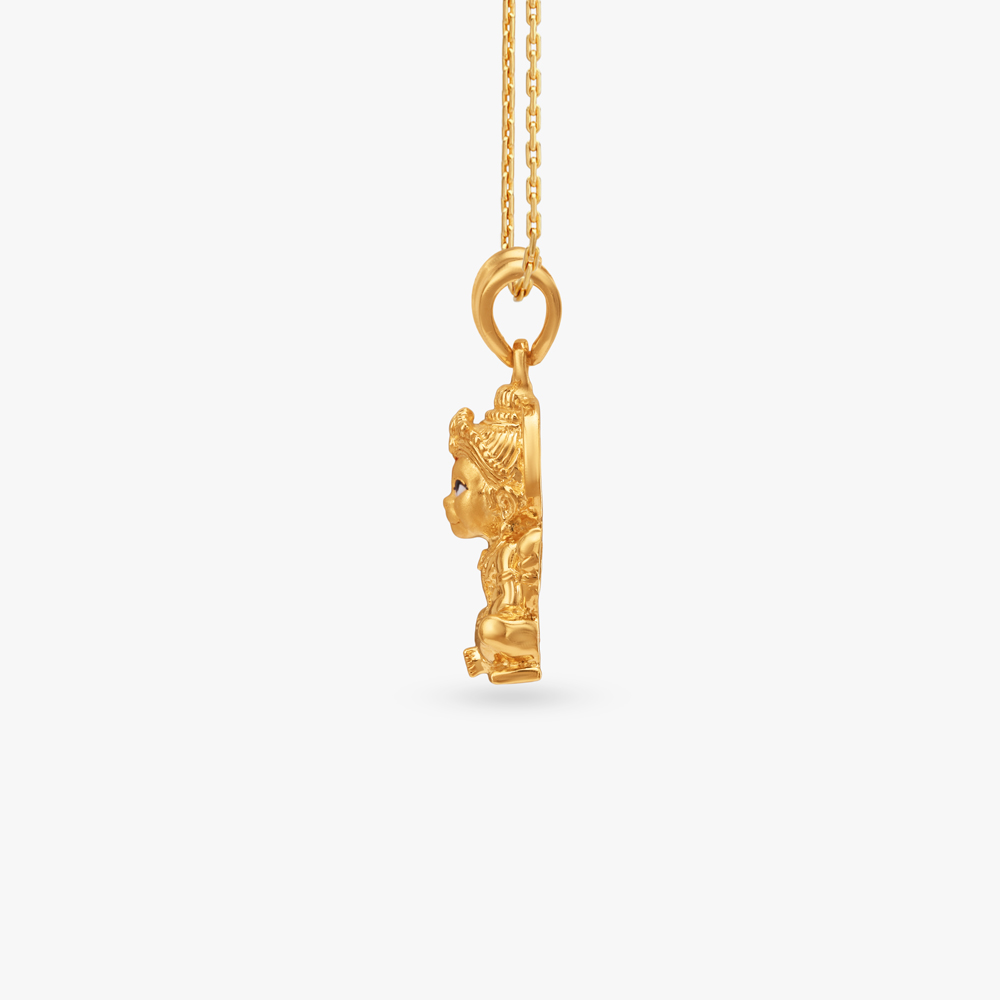 Bala Hanuman Gold Pendant for Men,,hi-res image number null
