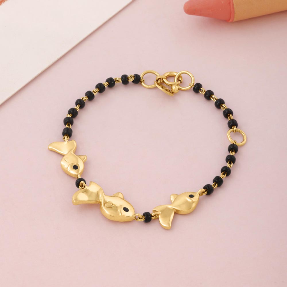 Tiny Fish Gold Bracelet,,hi-res image number null