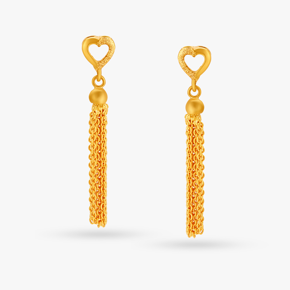 Pear Shape Contemporary Drop Earrings,,hi-res image number null