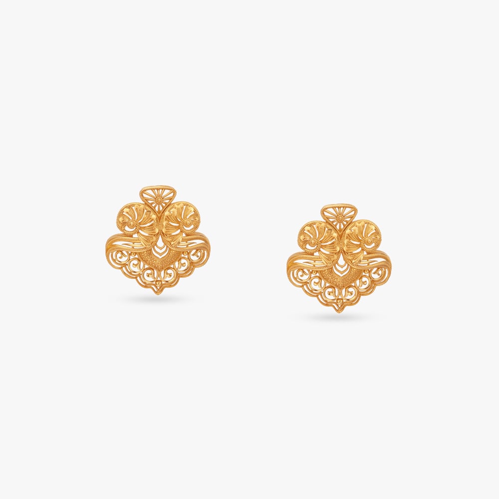 

Sholar Pushpa Gold Pasha Earrings