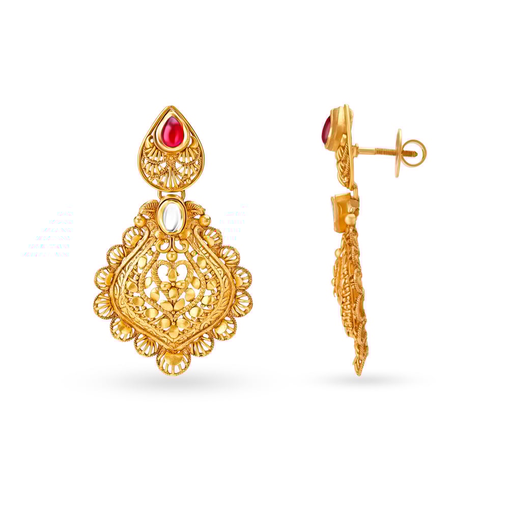 Palatial Intricate Necklace Set,,hi-res image number null