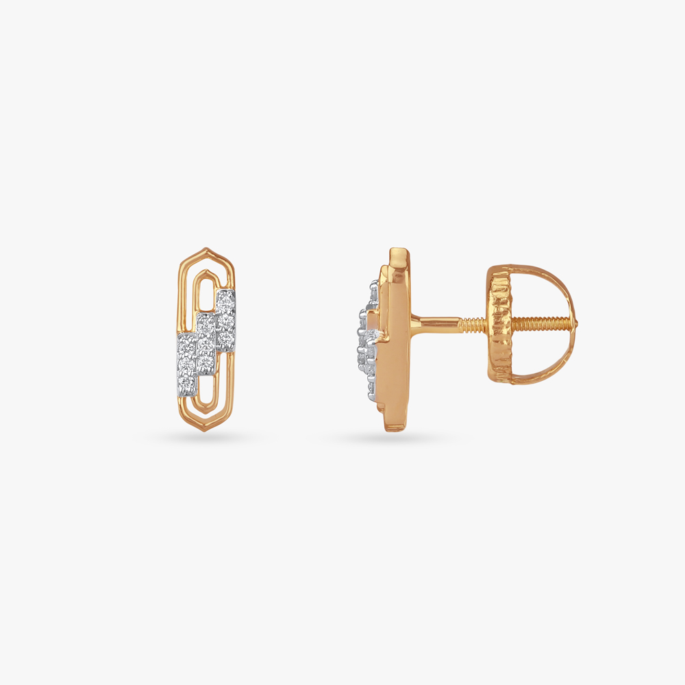 Urban Luxe Diamond Stud Earrings,,hi-res image number null