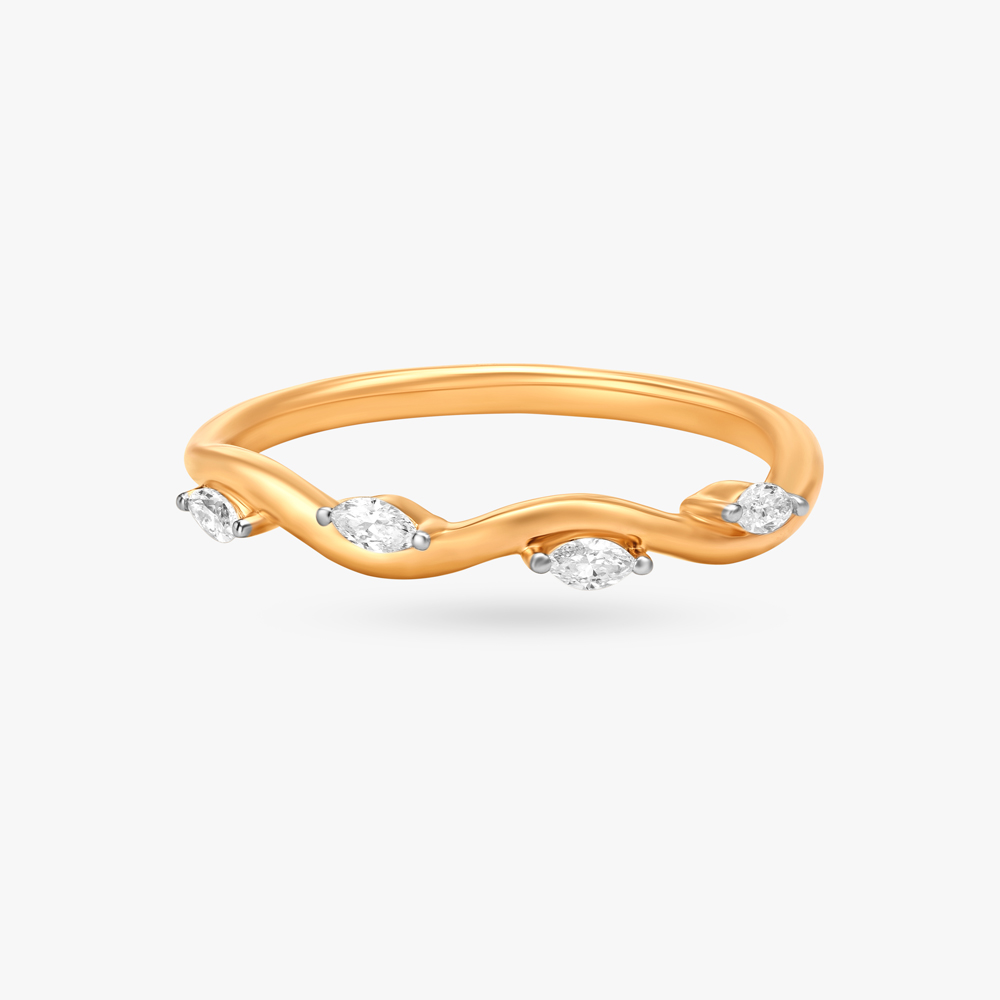 Dazzling Curves Diamond Ring,,hi-res image number null