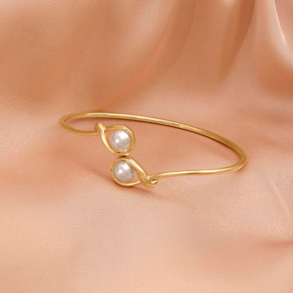 Chic Duo Pearl Bangle,,hi-res image number null