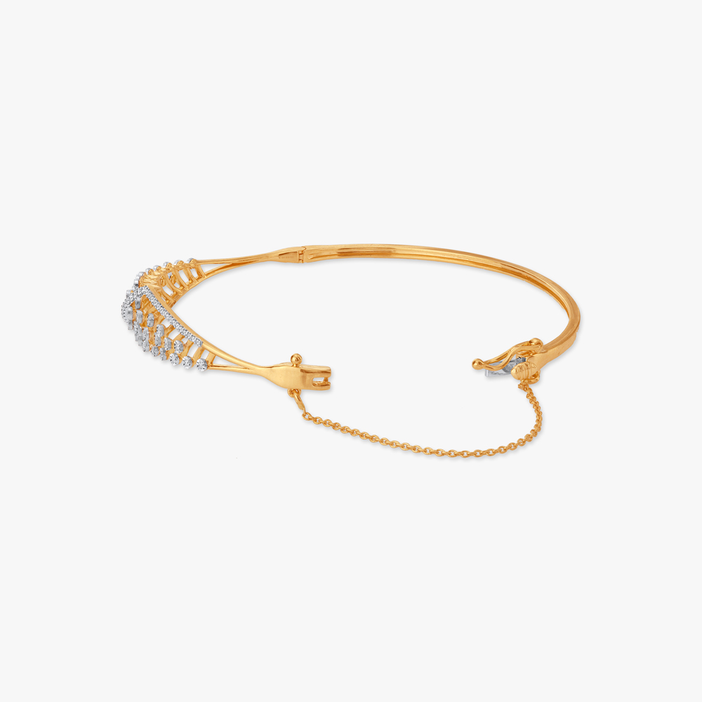 Dazzle Net Diamond Bangle,,hi-res image number null