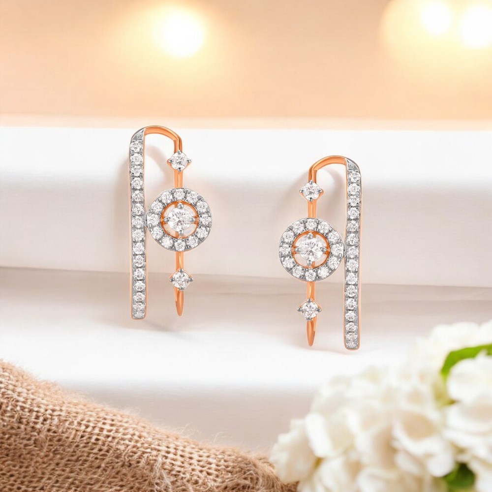 Galactic Diamond Stud Earrings,,hi-res image number null