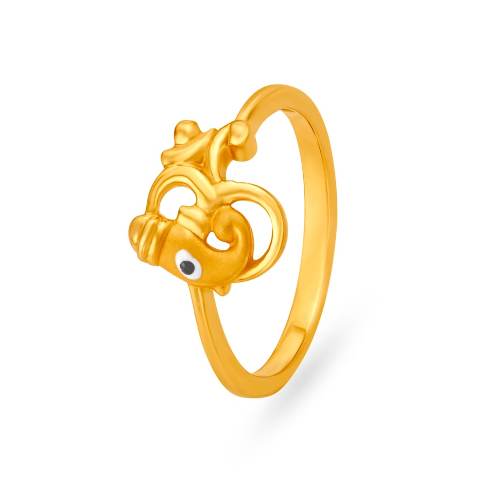 Divine Lord Ganesha Ring for Kids
