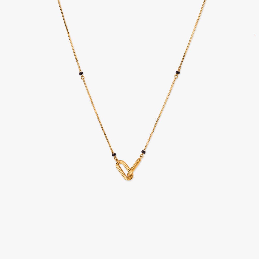 Angular Rhythm Gold Mangalsutra,,hi-res image number null