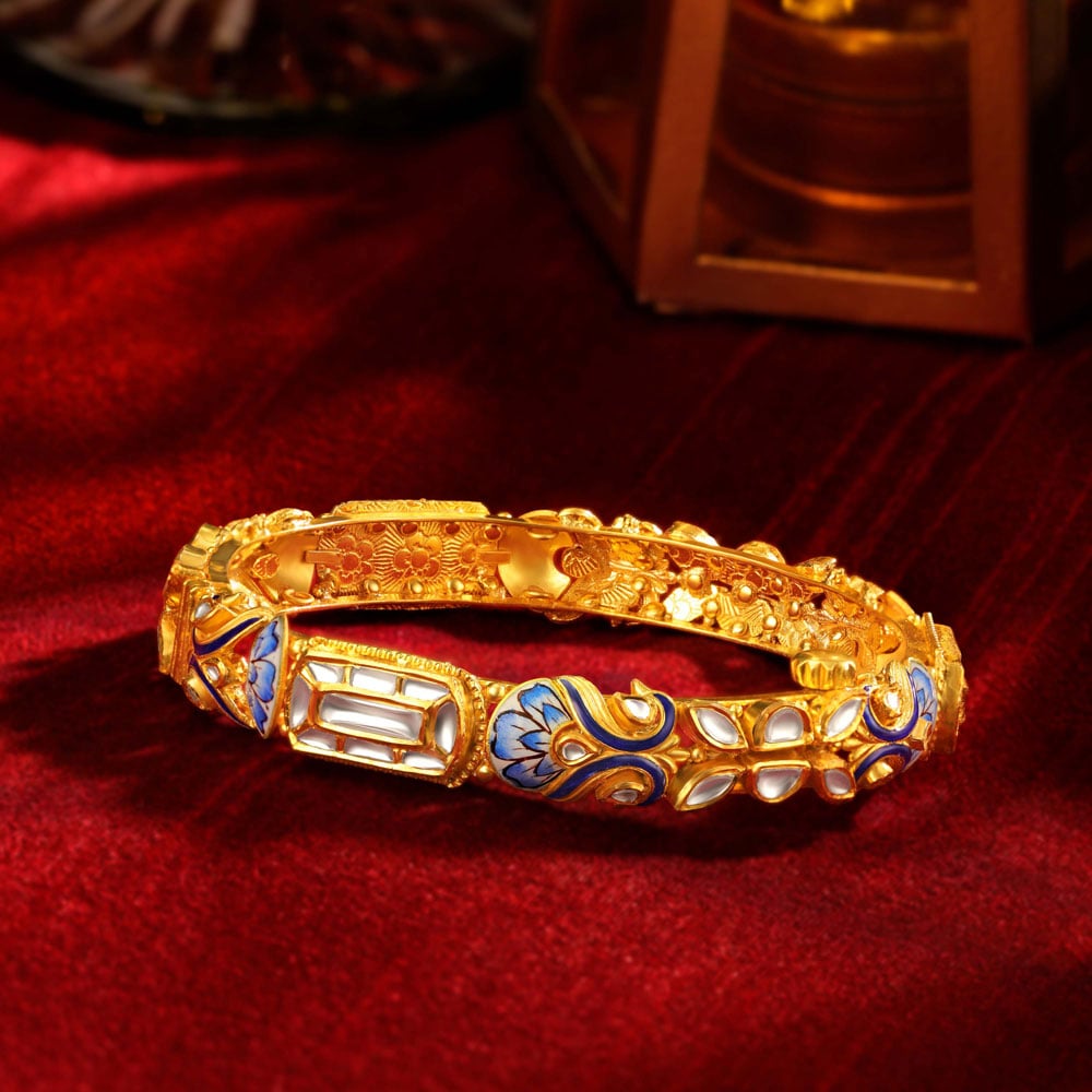 Rangeen Mayur Bangle,,hi-res image number null