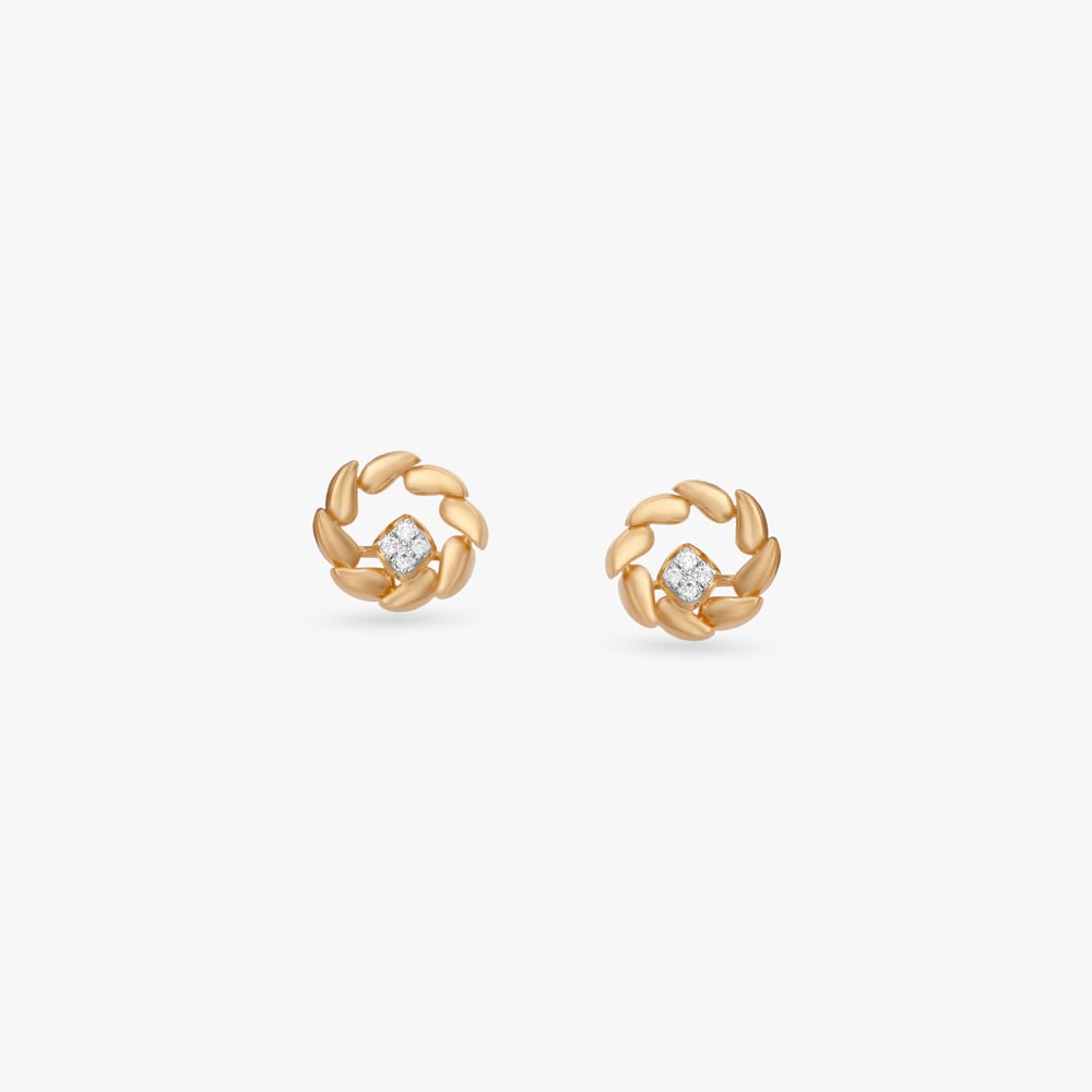 

Petal Spin Diamond Stud Earrings