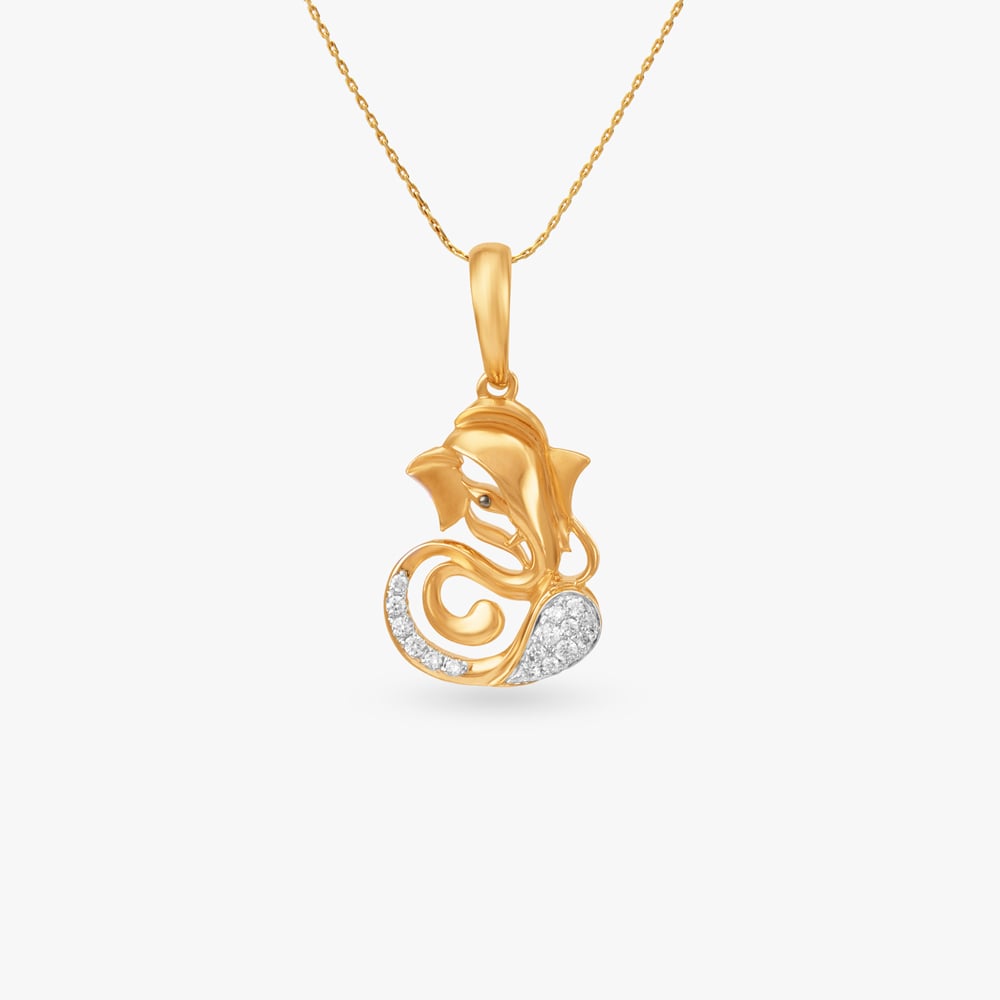 

Ganapathi Aura Diamond Pendant