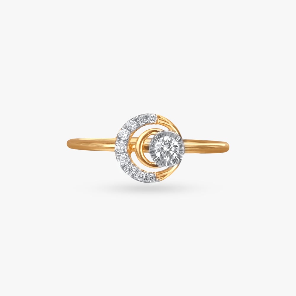 Charming Circle Diamond Ring,,hi-res image number null