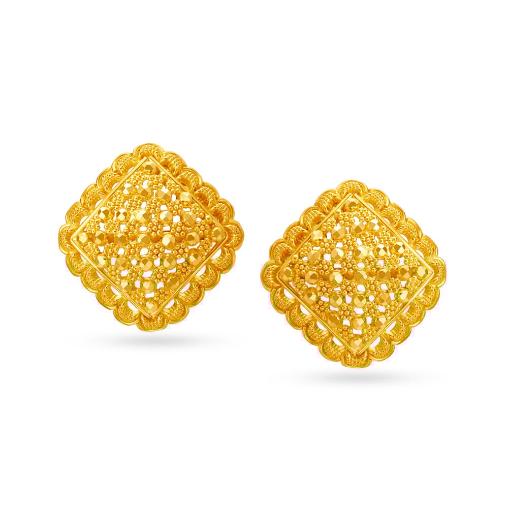 

Attractive Square Shape Stud Earrings