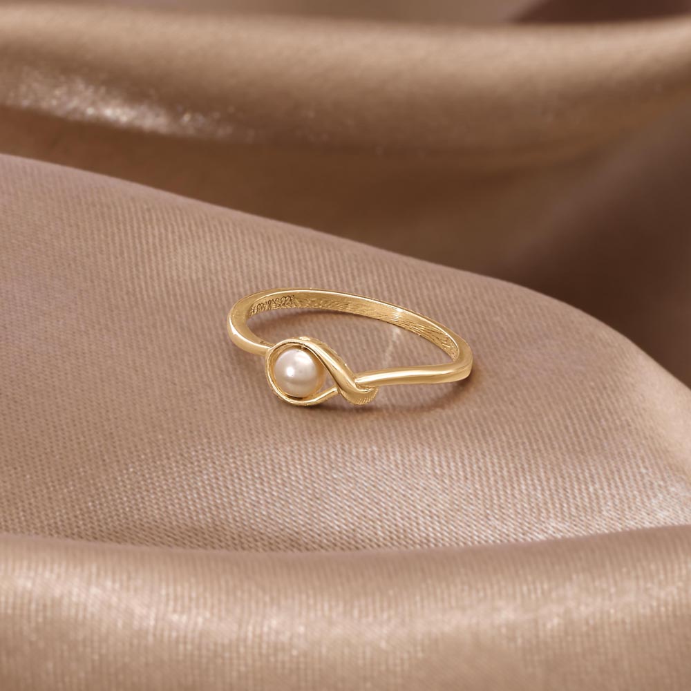 Twist Bloom Pearl Ring,,hi-res image number null