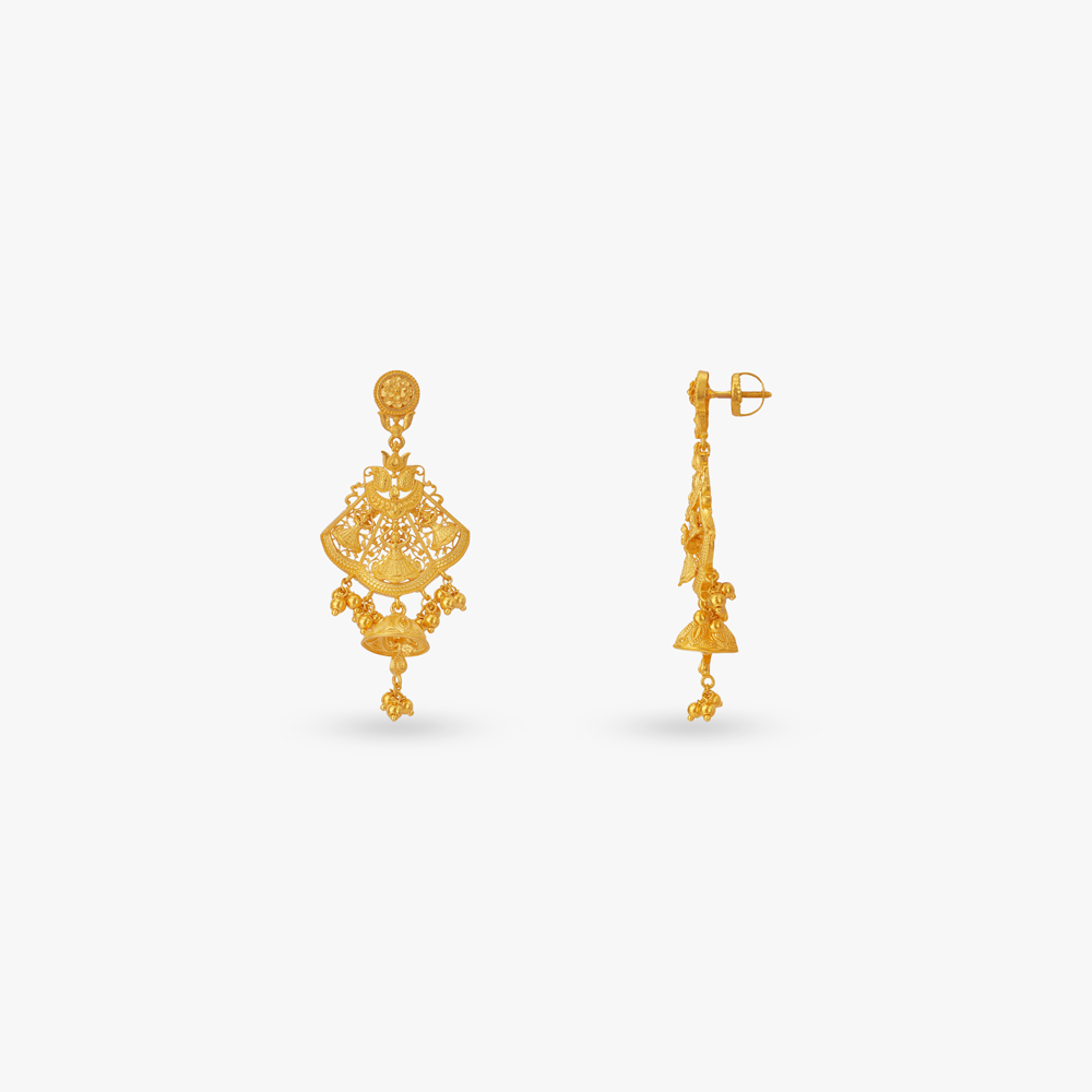 Mithila Nartaki Gold Necklace Set,,hi-res image number null