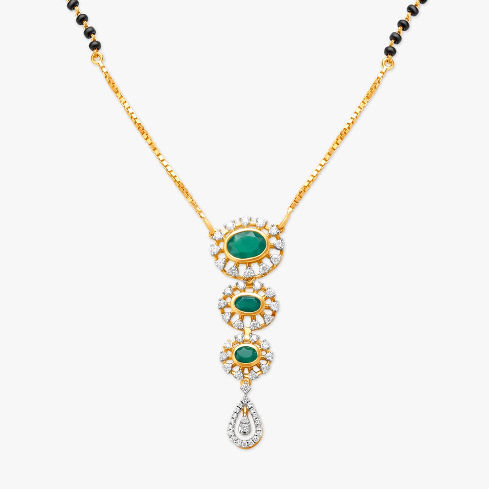 Artistic Diamond Mangalsutra,,hi-res image number null