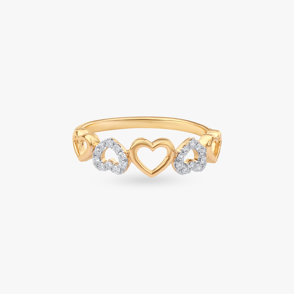 Linked Hearts Diamond Ring,,hi-res image number null