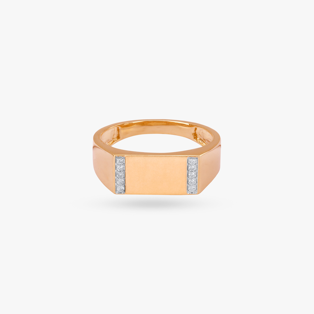 Twin Trail Diamond Ring for Men,,hi-res image number null