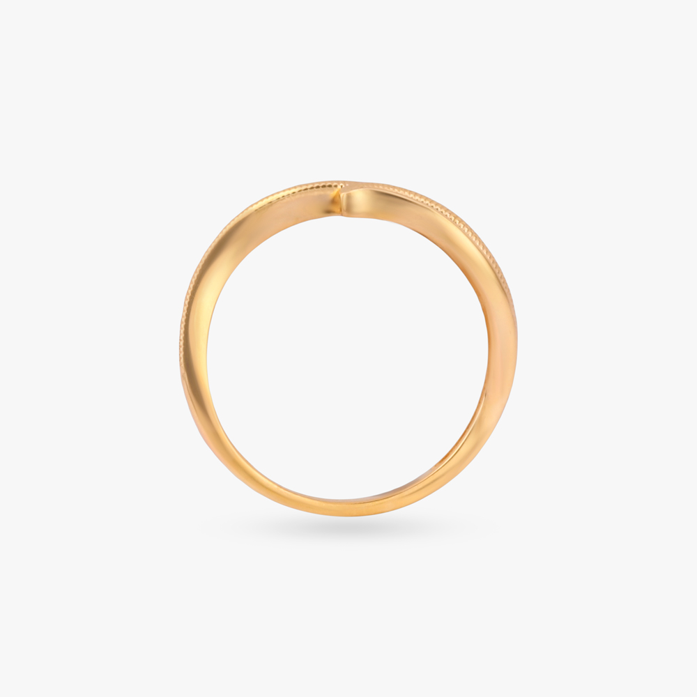 Sculpted Twist Gold Ring,,hi-res image number null