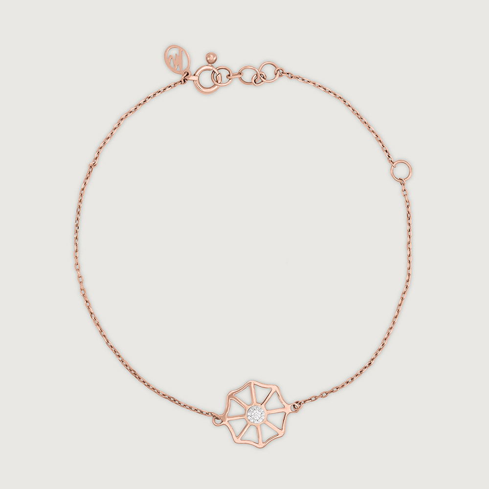 Exquisite Starburst Gold & Diamond Bracelet,,hi-res image number null