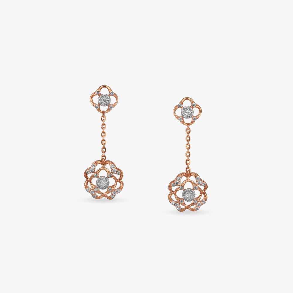 Blush Bloom Diamond Pendant and Earrings Set,,hi-res image number null