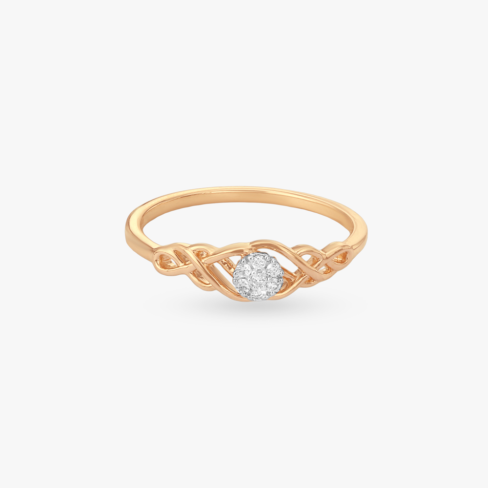 Infinity Weave Diamond Ring,,hi-res image number null