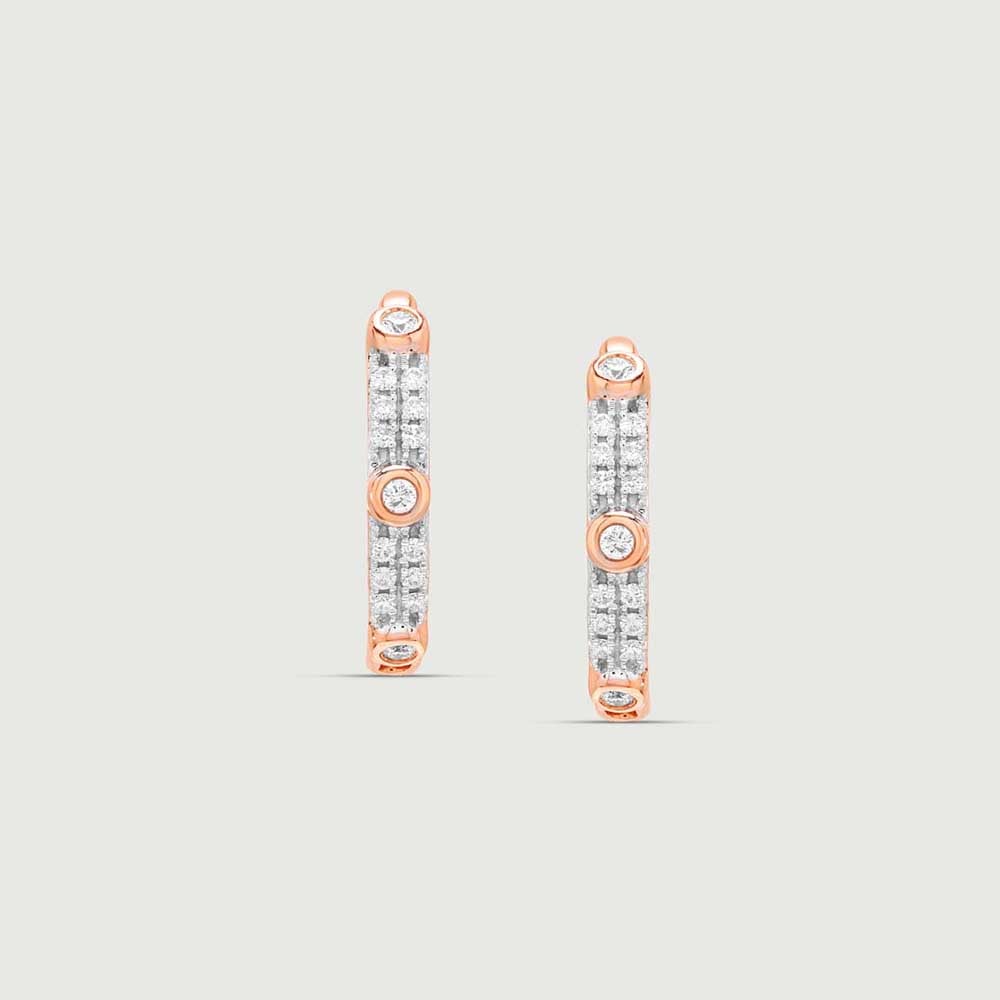 Trendy Spark Diamond Hoop Earrings,,hi-res image number null
