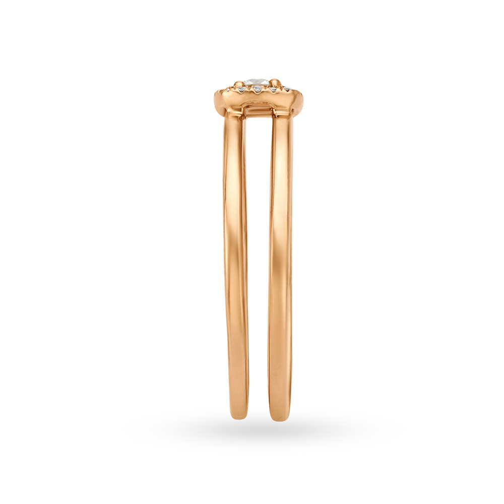Duo Diamond Finger Ring,,hi-res image number null