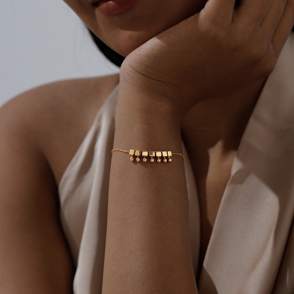 Playful Tempo Gold Bracelet,,hi-res image number null