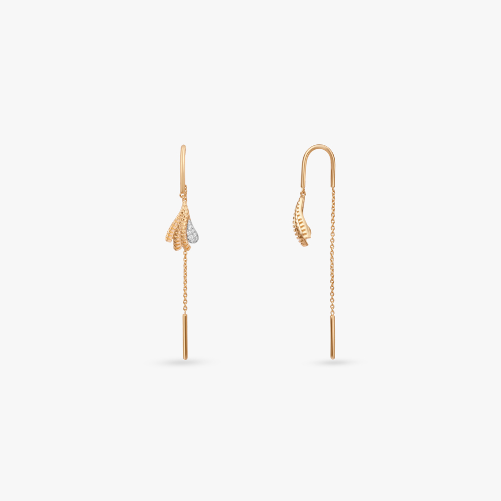 Aerial Flow Diamond Drop Earrings,,hi-res image number null