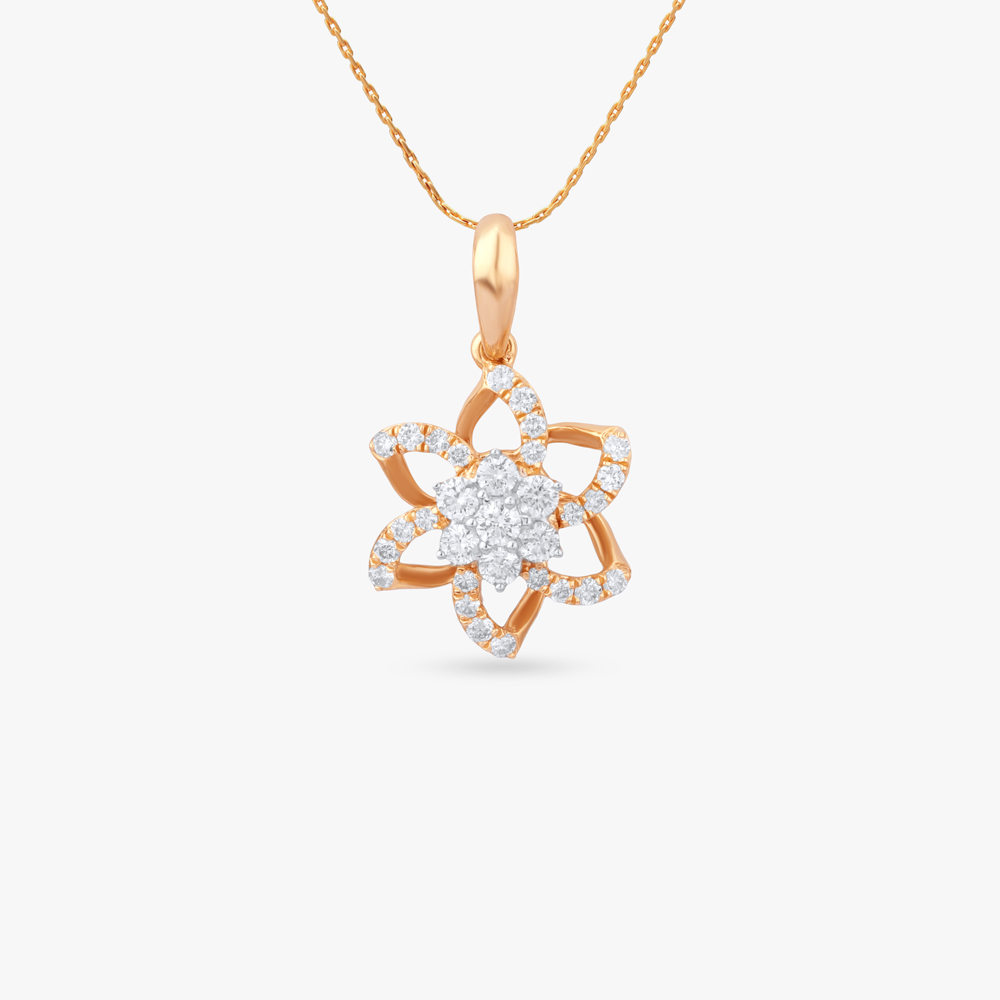 Star Bloom Diamond Pendant and Earrings Set,,hi-res image number null