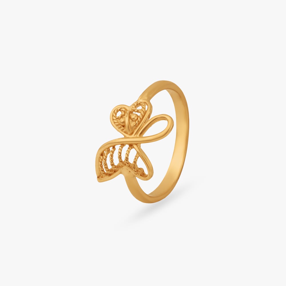 

Mini Flutter Gold Ring for Kids