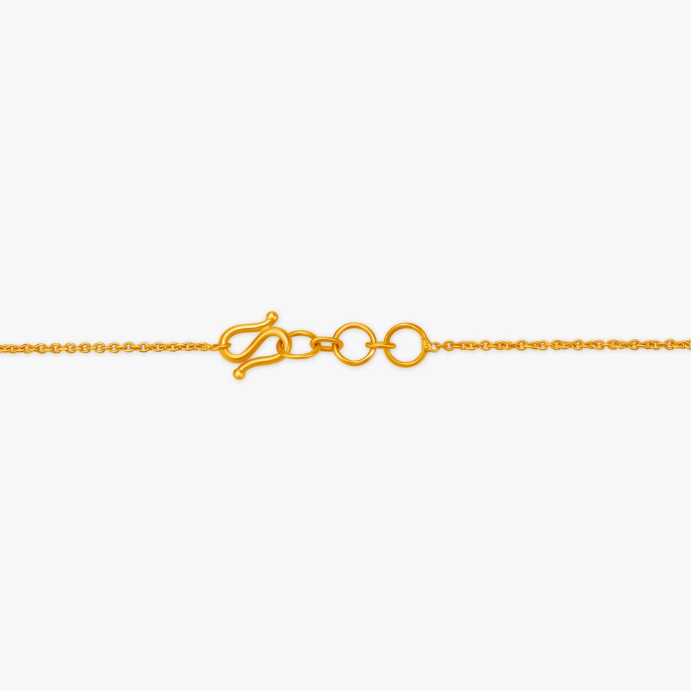 Slender Entwined Hearts Pendant with Chain for Kids,,hi-res image number null