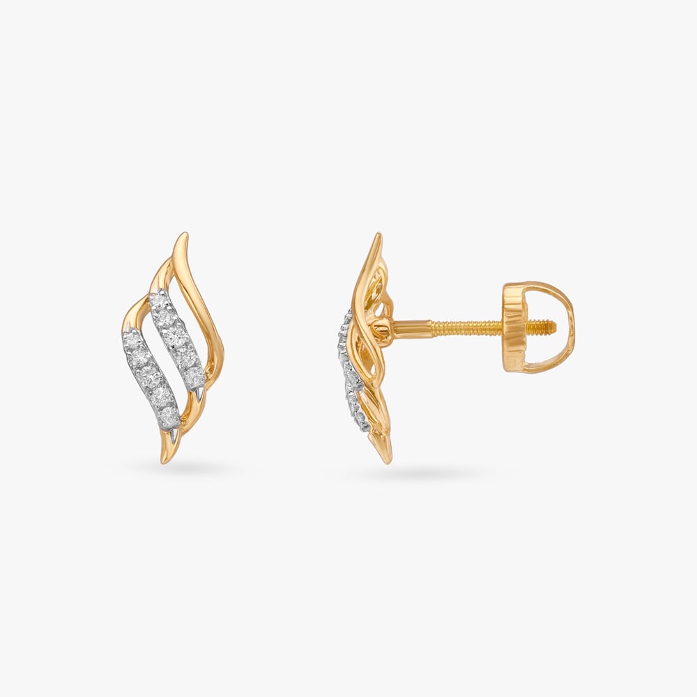 Twisted Shine Diamond Pendant and Earrings Set,,hi-res image number null