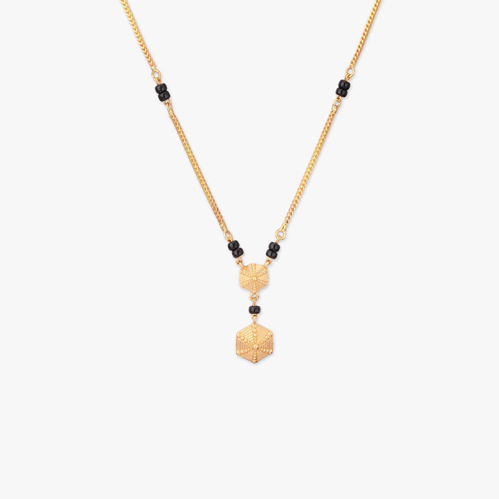 

Radiant Blocks Gold Mangalsutra