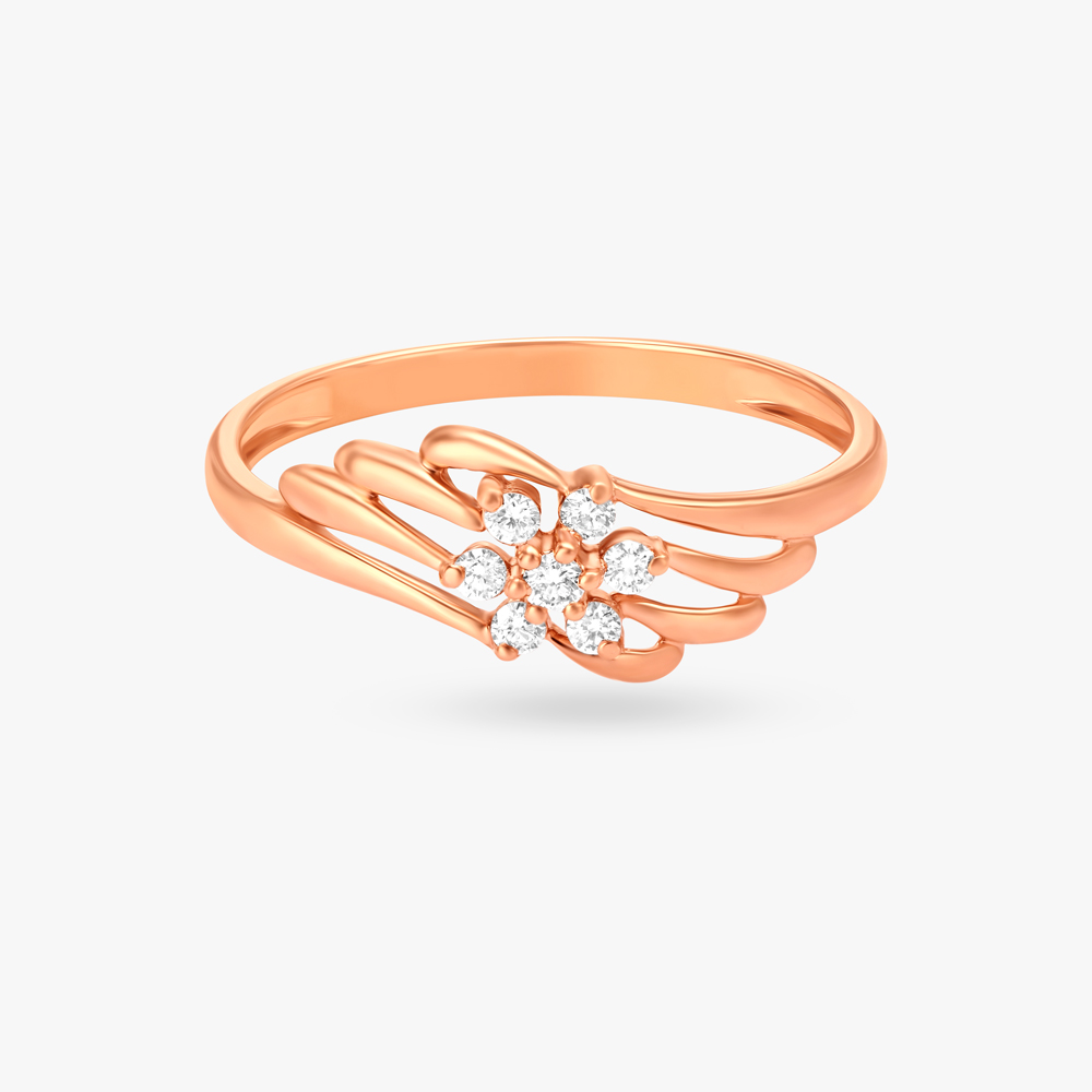 Springtide Flower Diamond Ring,,hi-res image number null