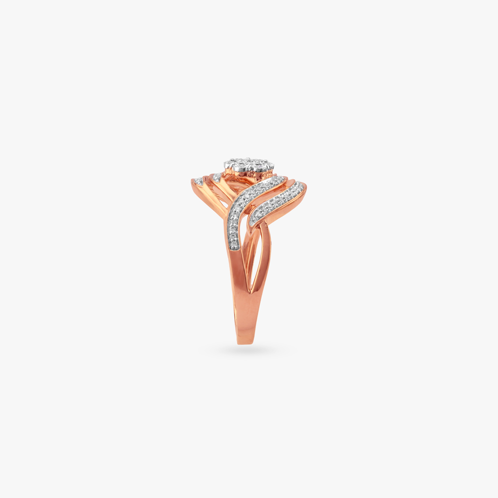 Swirl Shine Diamond Ring,,hi-res image number null