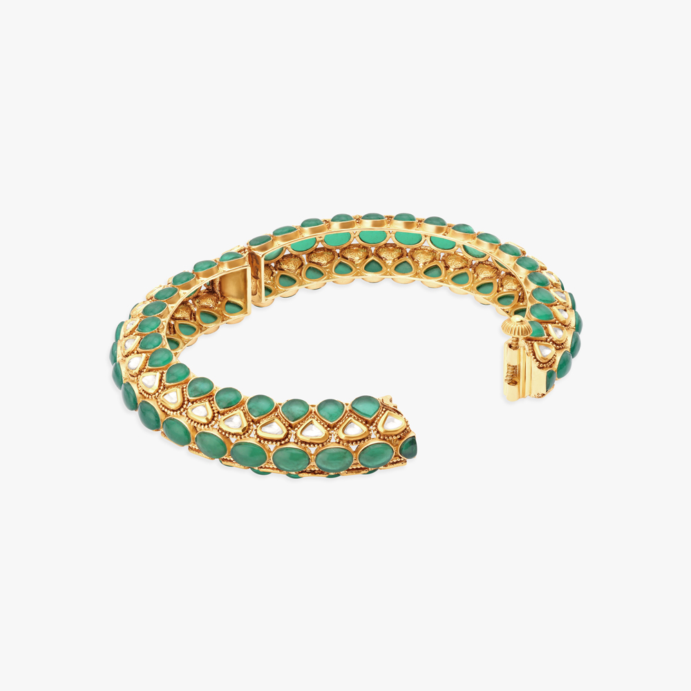 Glorious Kundan Polki Bangle,,hi-res image number null