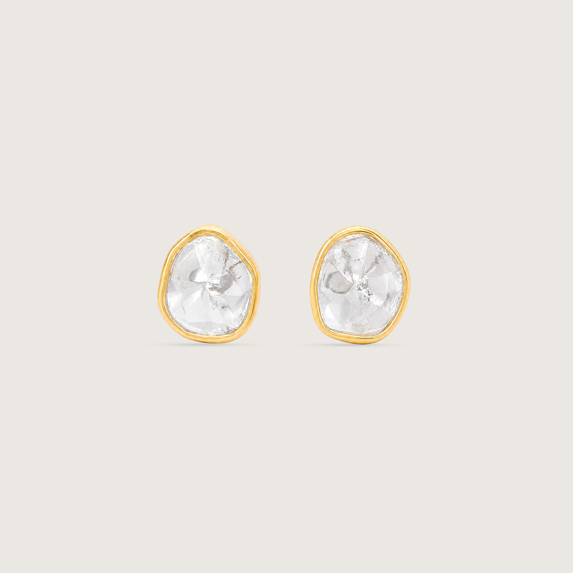 Pure Gleam Polki Stud Earrings,,hi-res image number null