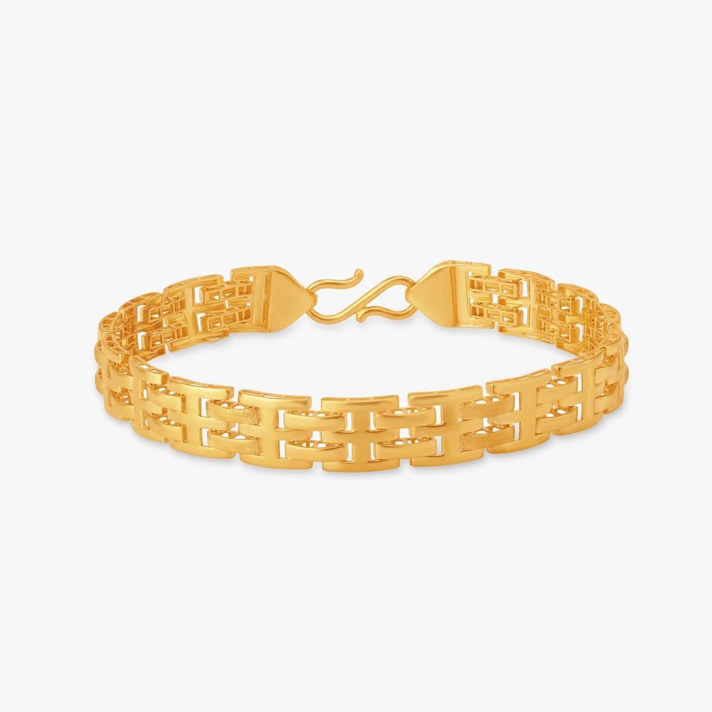 14k Gold Mesh Stretch Bracelet | Crestwood Jewelers