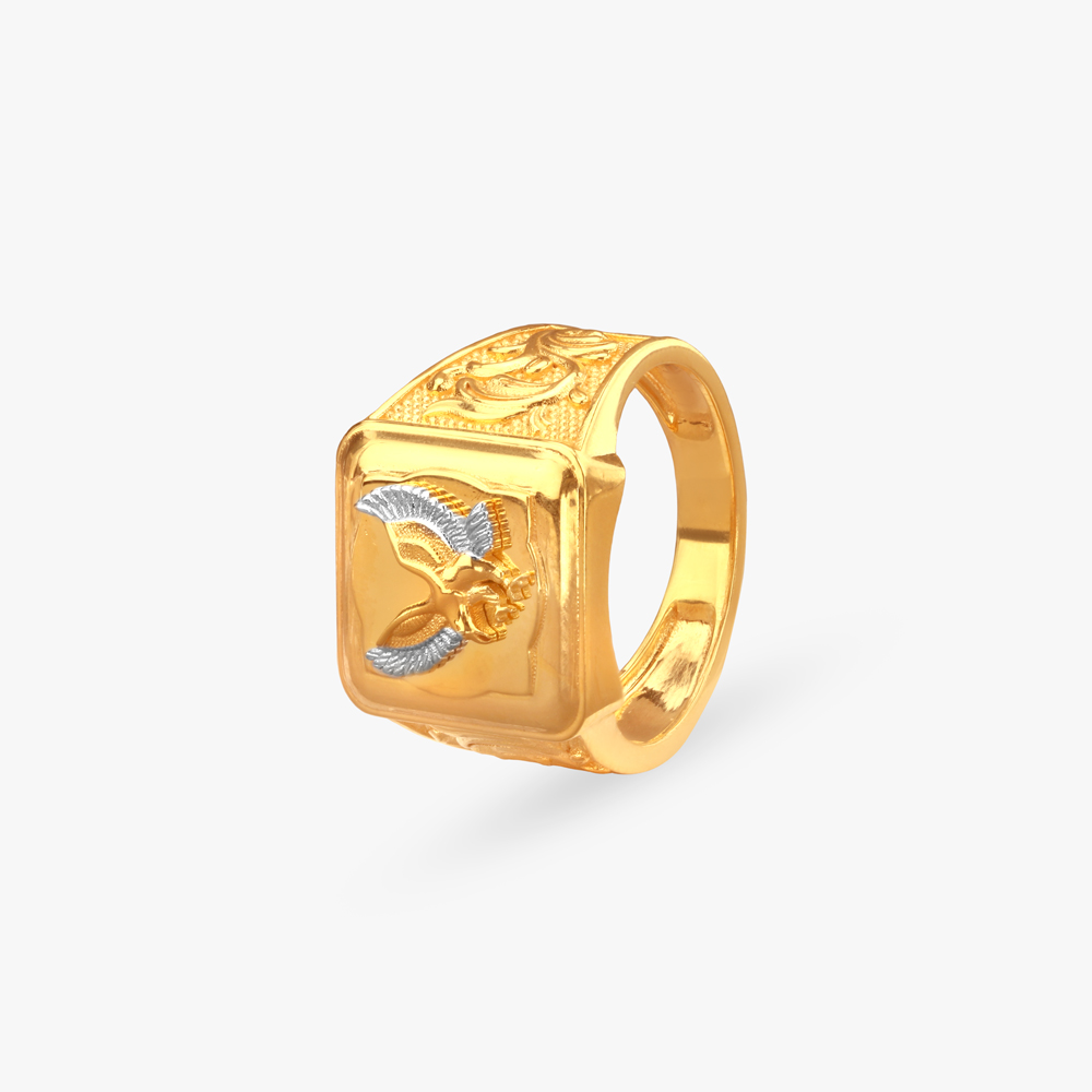 Soaring Glory Gold Ring for Men,,hi-res image number null