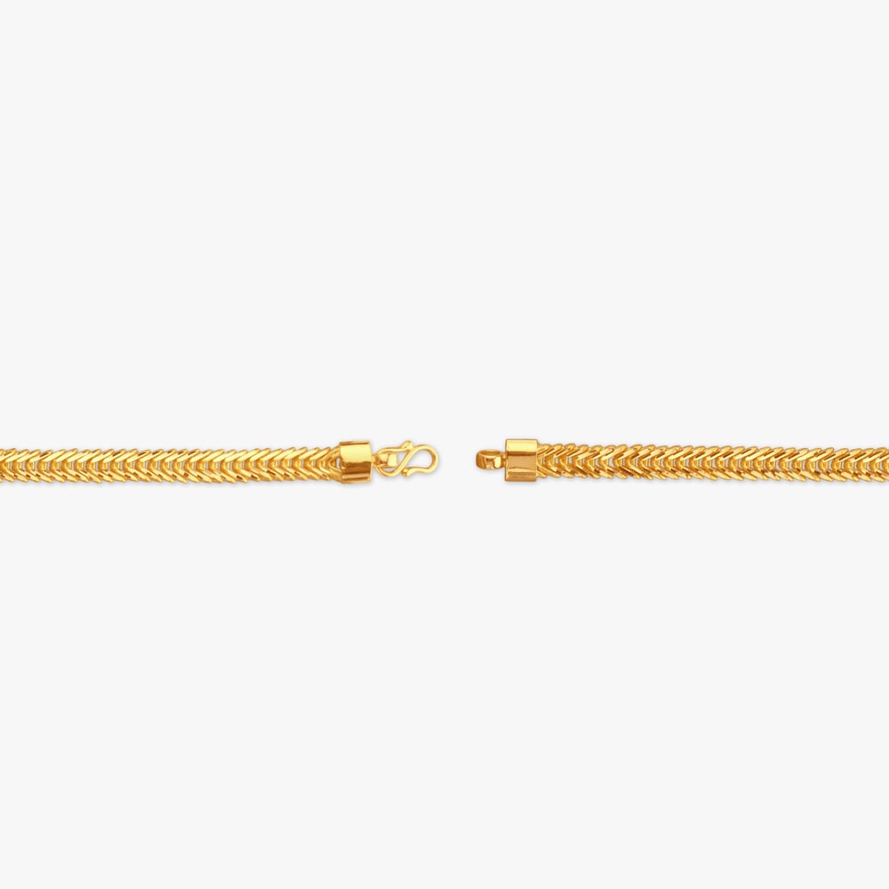 Majestic Chevron Gold Bracelet for Men,,hi-res image number null