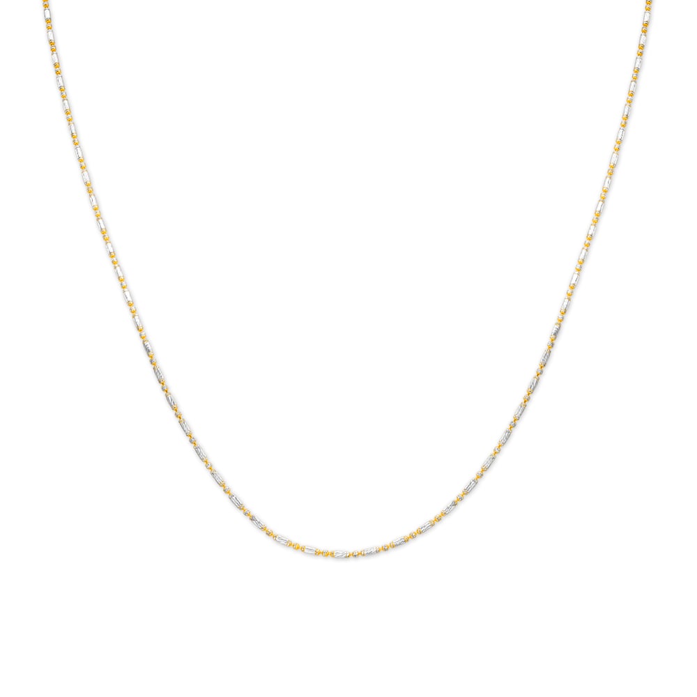 Solid Gold Figaro Link Chain | The Gold Gods