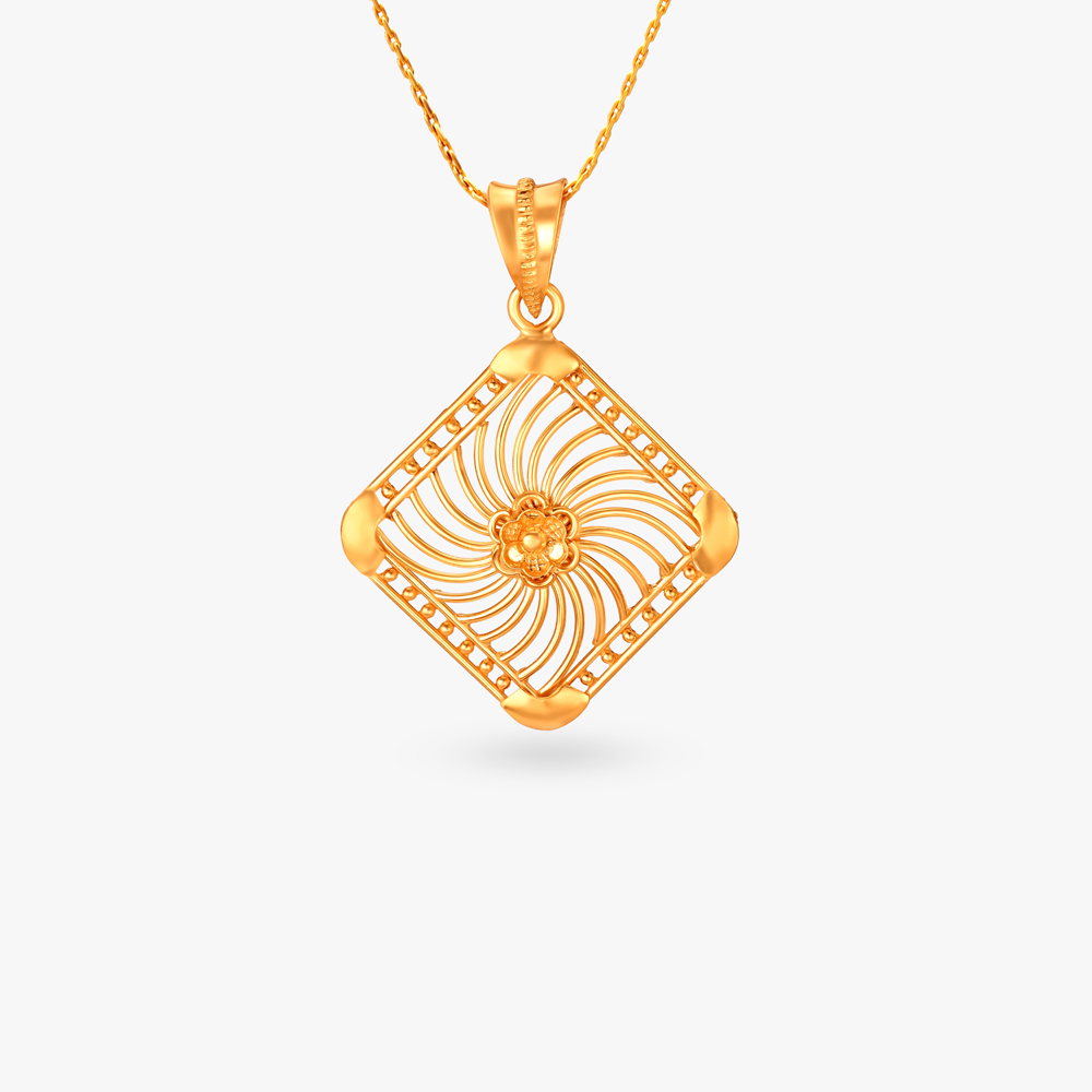 Charming Spiral Pendant