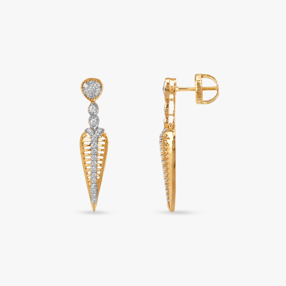 Prism Trail Diamond Drop Earrings,,hi-res image number null