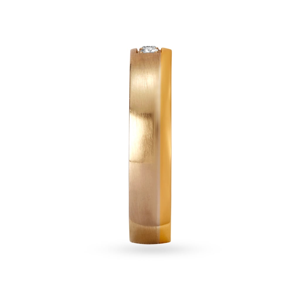 Debonair 18 Karat Dual-Toned Gold and Diamond Ring,,hi-res image number null